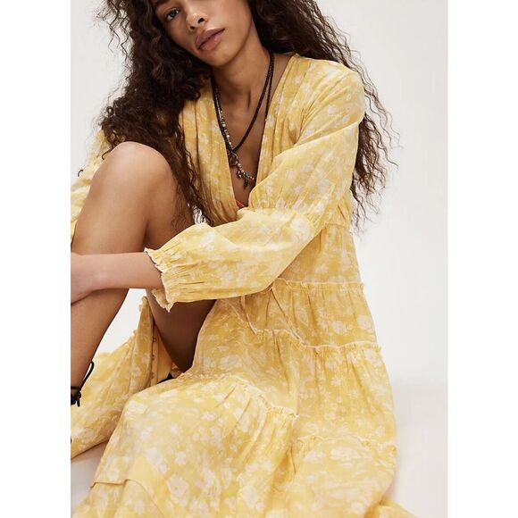 Free People Pappiet Midi Dress - Picture 2 of 8